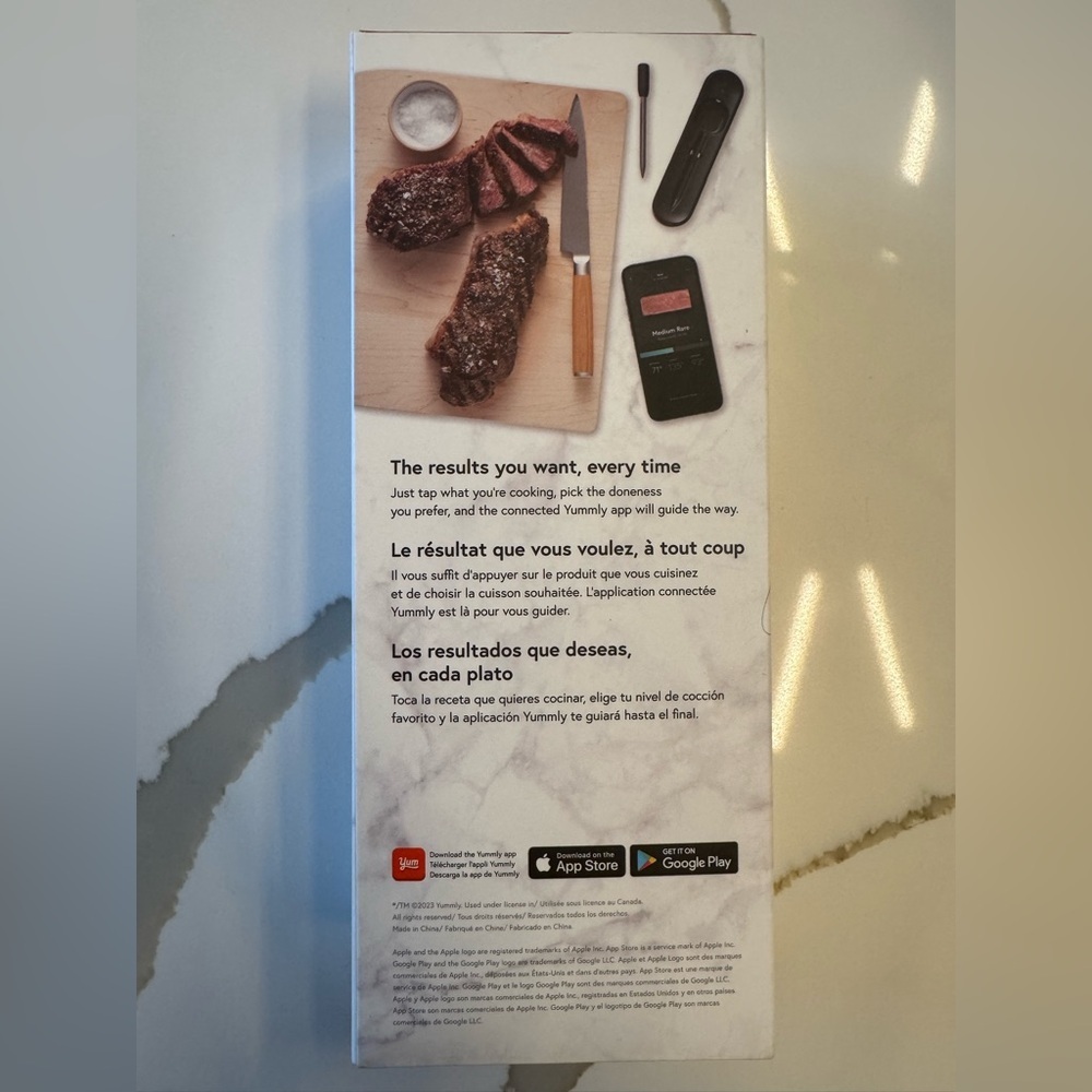 Yummly Smart Meat Thermometer | NEW Open Box - Wireless Bluetooth Probe - Picture 3 of 10